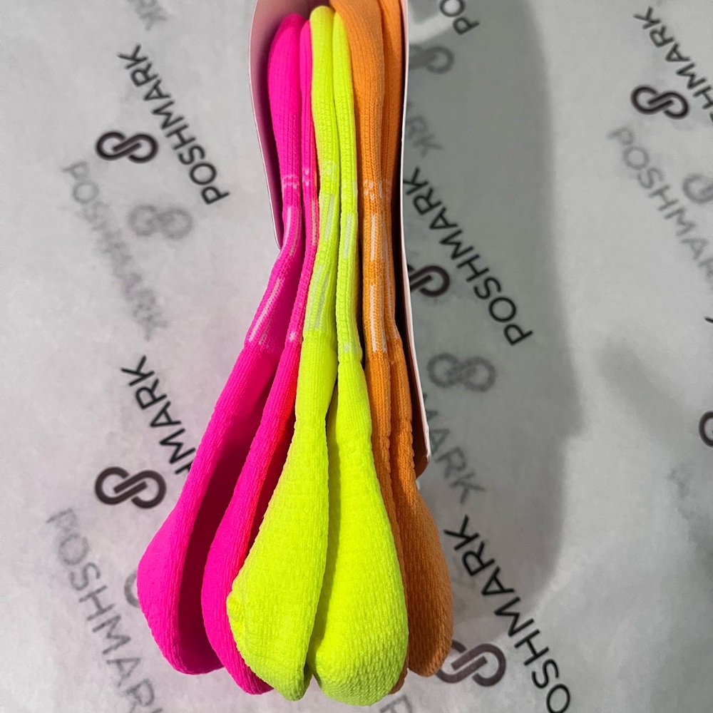 LULULEMON NWT AUTHENTIC TRAINING POWER STRIDE NEON COLORS WITH ACTIVE HEADBAND